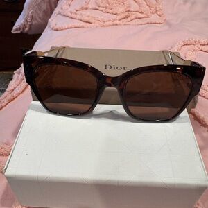 Dior Tortoiseshell Sunglasses with Brown Lenses